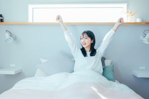 すっきりした目覚め